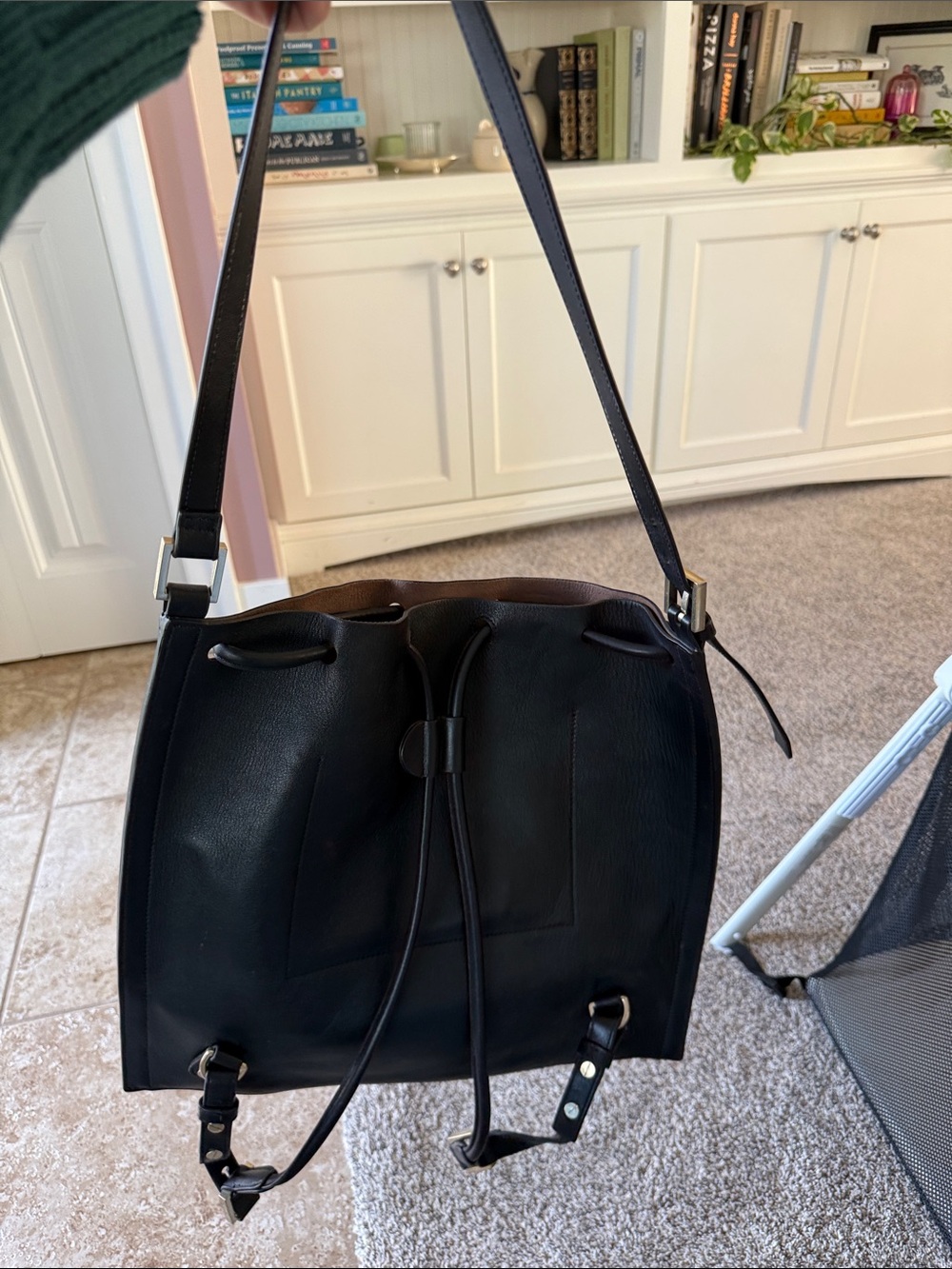 AllSaints Alpha Leather Backpack - Picture 10 of 10